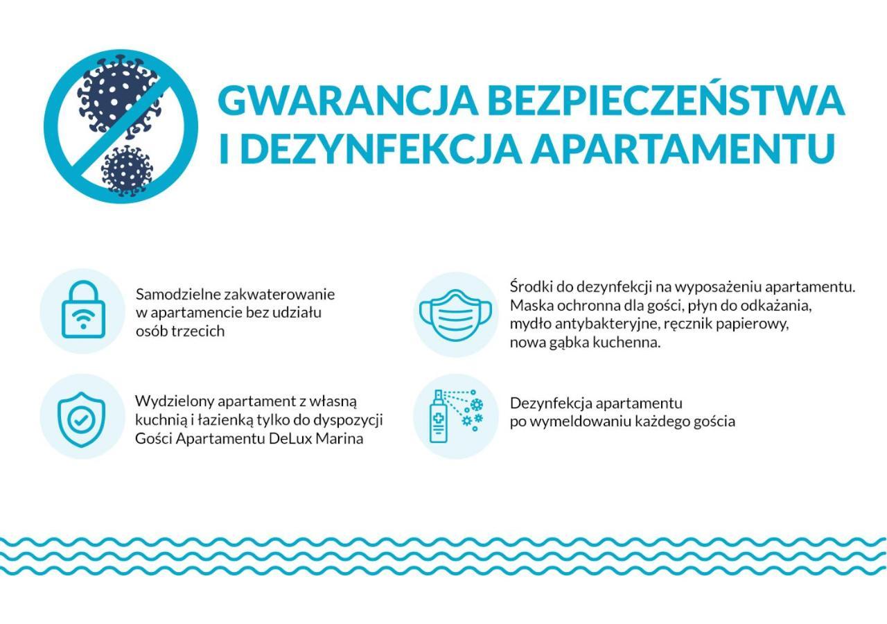 Apartament Delux Marina Kąty Rybackie Zewnętrze zdjęcie